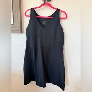 GAP Black Sportswear Sleeveless Mini Dress